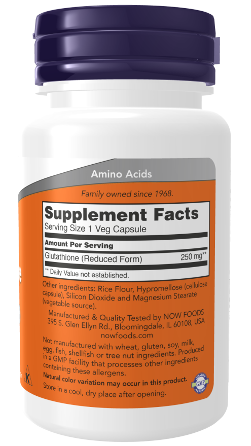 Glutathione 250mg 60 vcaps
