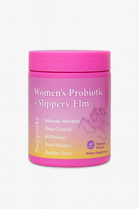 Women’s Probiotic + Slippery Elm | Probióticos Femeninos con Olmo Resbaladizo