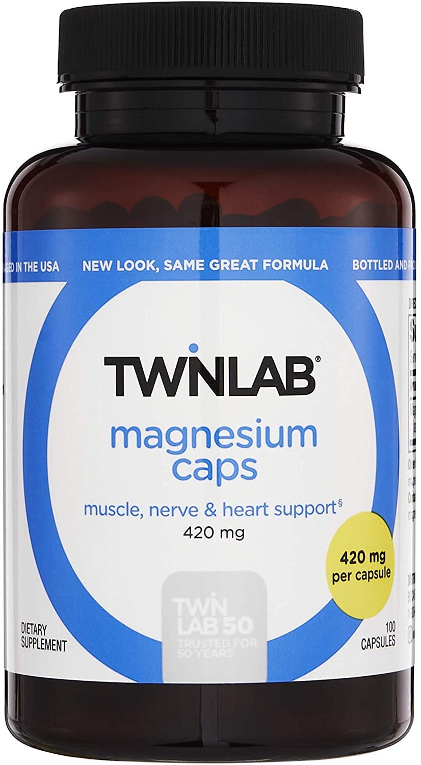 Twinlab Magnesium Caps 100cp A lo Natural