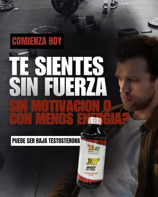 Testosterona Natural XT para Hombres | Energía y Vitalidad Masculina – 16 oz