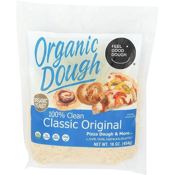 Feel Good Dough Organic Dough 100% Clean Classic Original 16oz