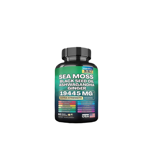 Sea Moss Extra Strength – 19,445 mg por porción | Fórmula 16 en 1