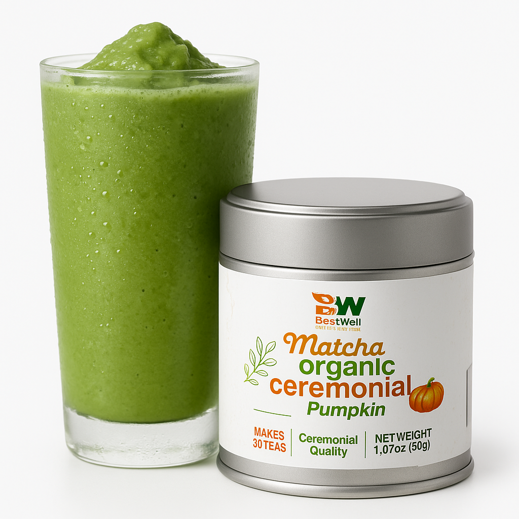 Matcha Orgánico Ceremonial Pumpkin Spice – Edición de Temporada 🍵 Best Well Naturals