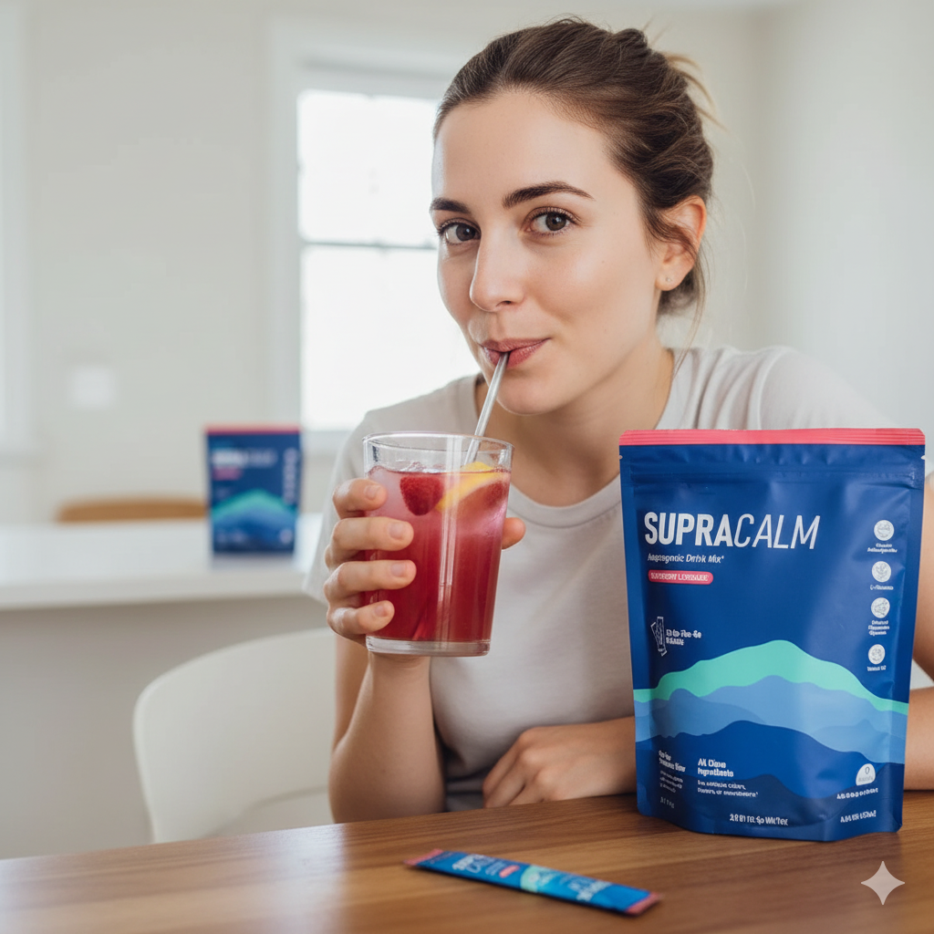 SupraCalm – Fórmula Natural de Relajación (20 Sobres) 🌿