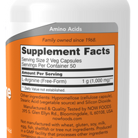 Arginine 500mg 100caps