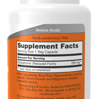 Glutathione 250mg  60 vcaps