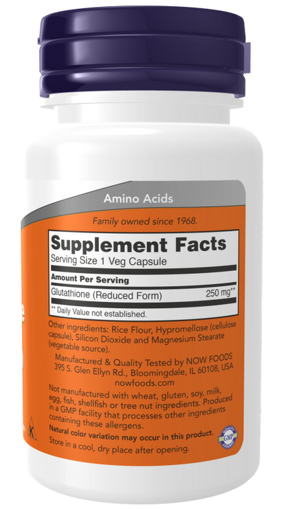 Glutathione 250mg  60 vcaps