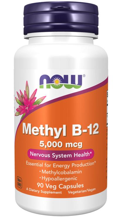 B12 methyl 5000mcg 60 tabs now