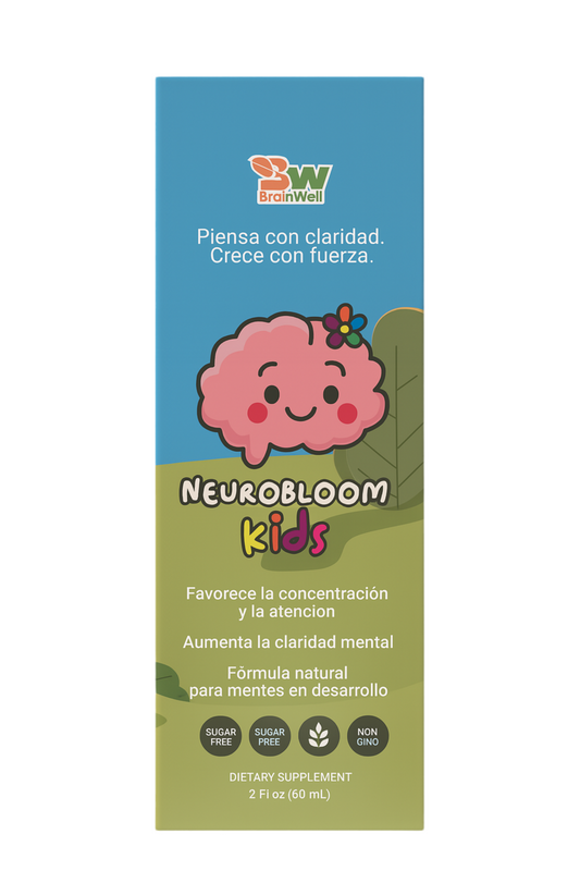 🧠 NeuroBloom Kids – Suplemento Botanico Natural en Gotas (30ml)