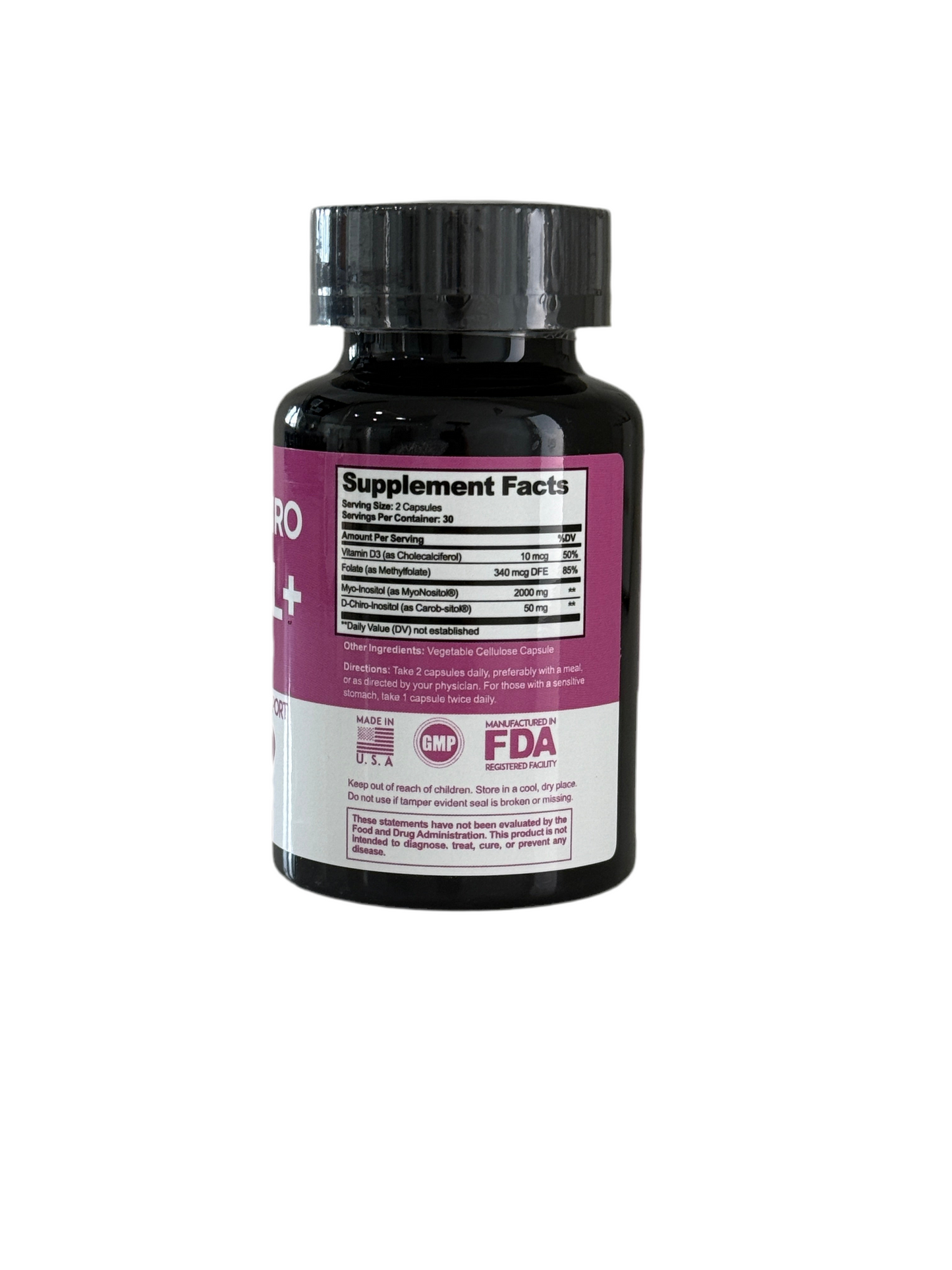 🌸 MYO & D-CHIRO INOSITOL+ con Folato y Vitamina D