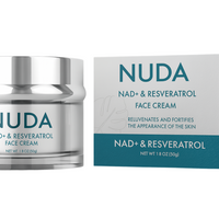 NUDA Crema Facial NAD+ & Resveratrol – Rejuvenecimiento y Fortalecimiento de la Piel (50g)
