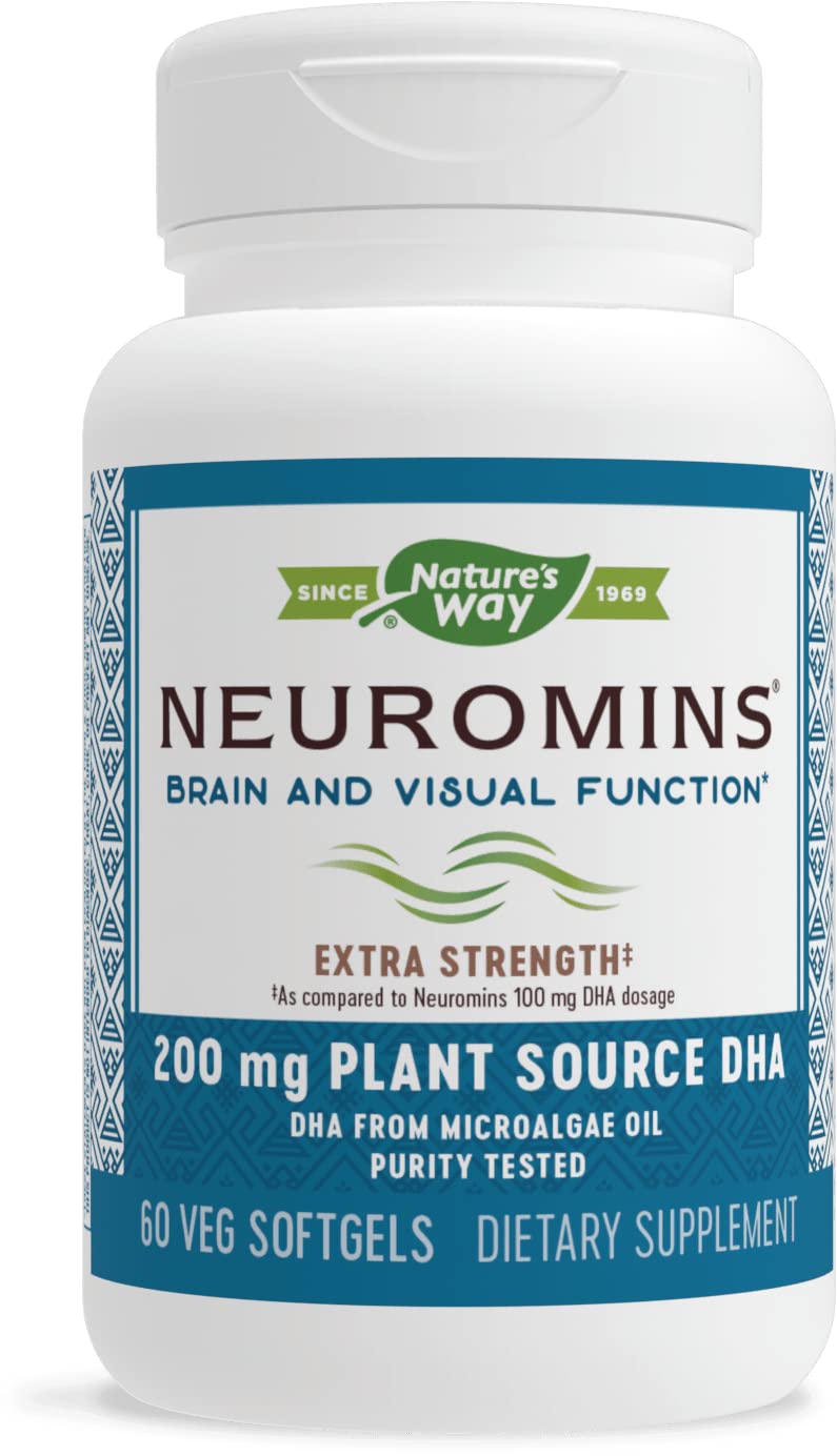 Nature's Way Neuromins 200mg Dha Plant Source 60vsg