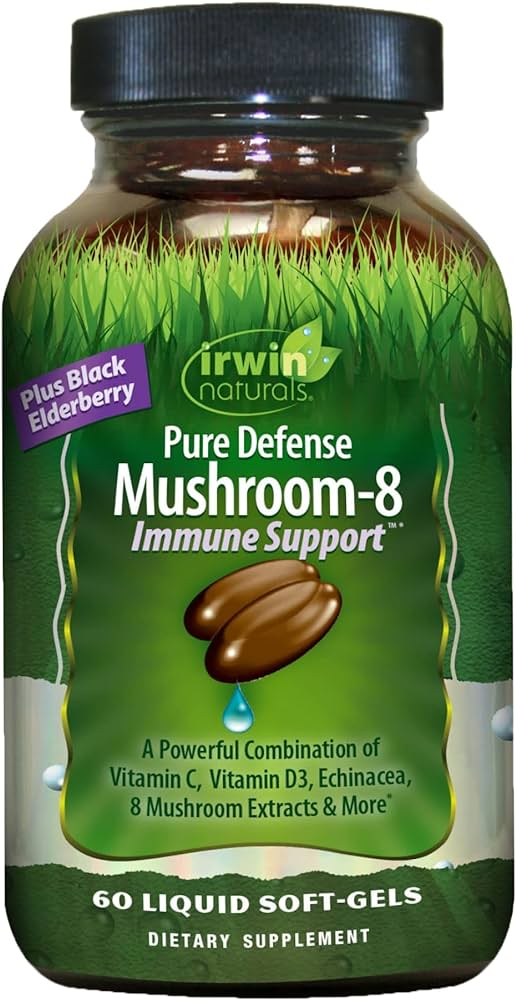 Pure defense mushroom-8 immune Suppport