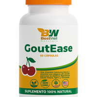 GoutEase | Suplemento Natural para la Gota y Ácido Úrico – 60 cápsulas | Best Well Naturals