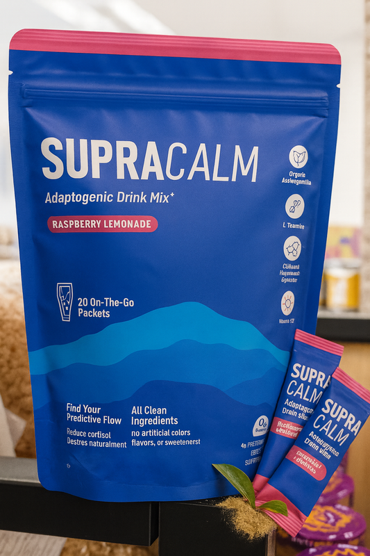 SupraCalm -Formula Natural de Relajacion 2 Paquetes 40 sobres.