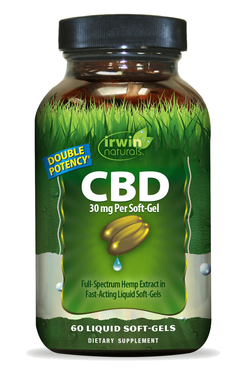 Irwin Naturals CBD 30mg Per Soft-gel 60lgs