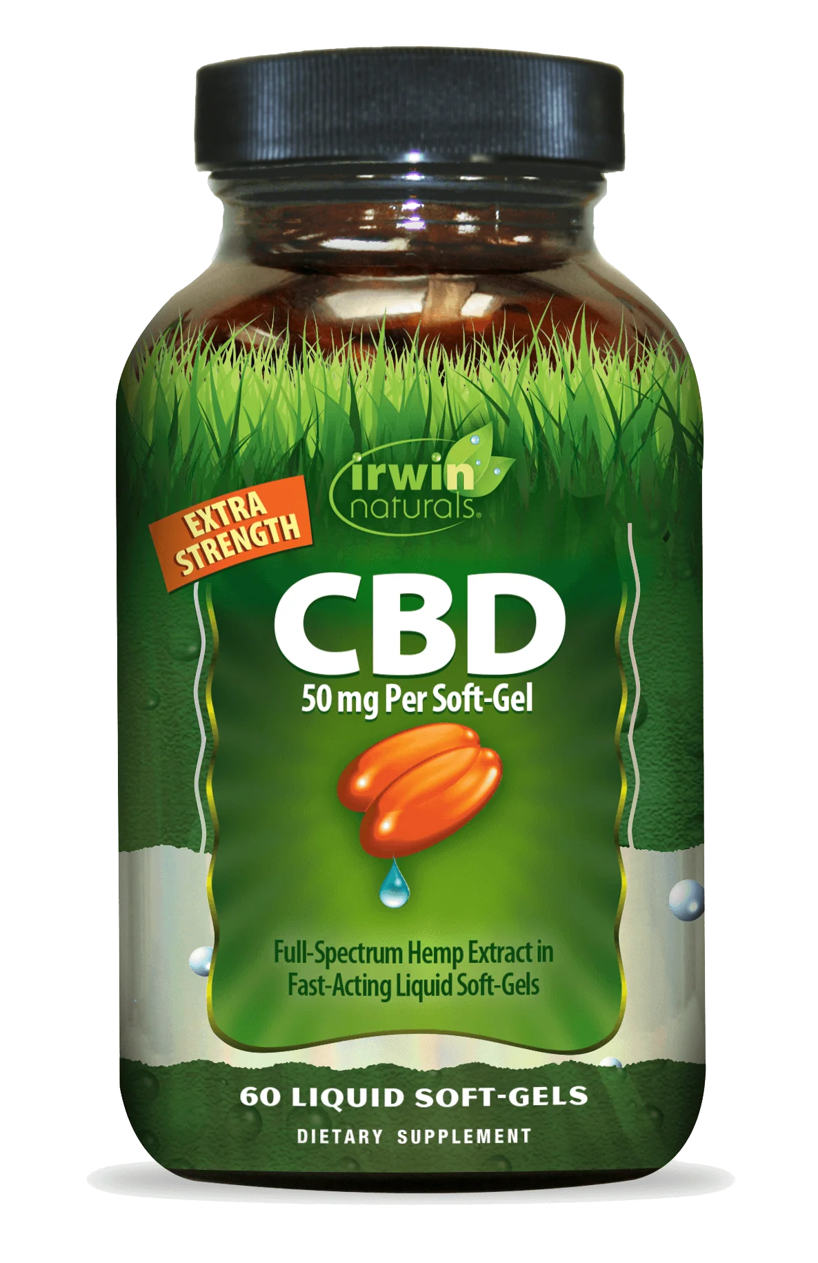 Irwin Naturals CBD 50mg Per Soft-gel 60lgs