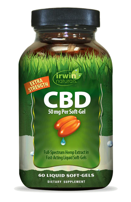 cbd +50mg per soft gel 60ct