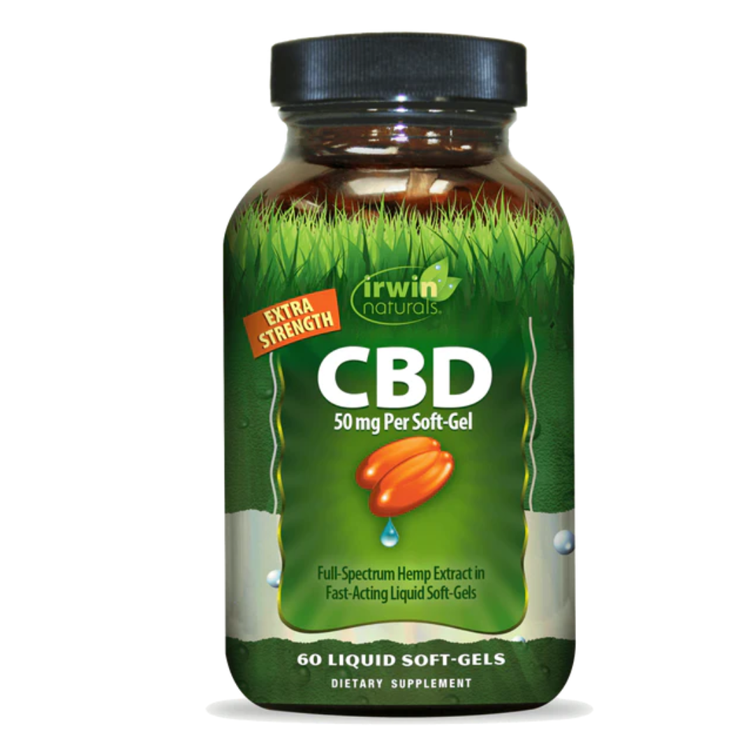 cbd +50mg per soft gel 60ct