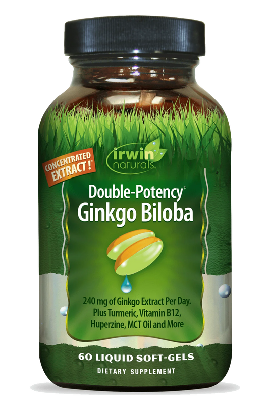 Double potency ginkgo biloba 60 ct