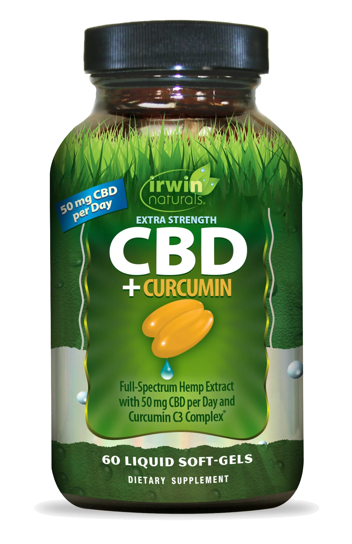 Extra Strength cbd + Curcumin 60 ct