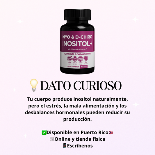 🌸 MYO & D-CHIRO INOSITOL+ con Folato y Vitamina D