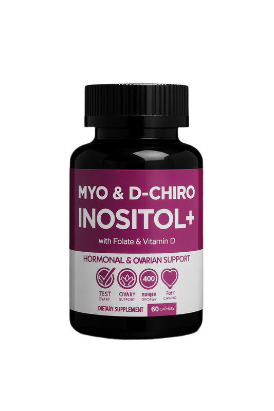 🌸 MYO & D-CHIRO INOSITOL+ con Folato y Vitamina D