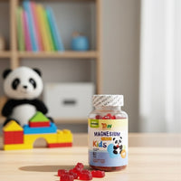 Magnesium Citrate Kids Bestwell - Gomitas Vegetarianas 60ct | Suplemento Dietético para Niños | Sin Gluten