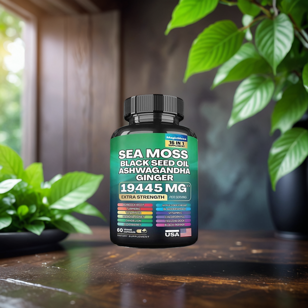 Sea Moss Extra Strength – 19,445 mg por porción | Fórmula 16 en 1