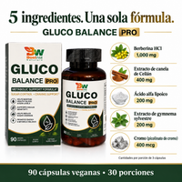 Gluco Balance Pro con Berberina y Canela de Ceilán | 90 cápsulas