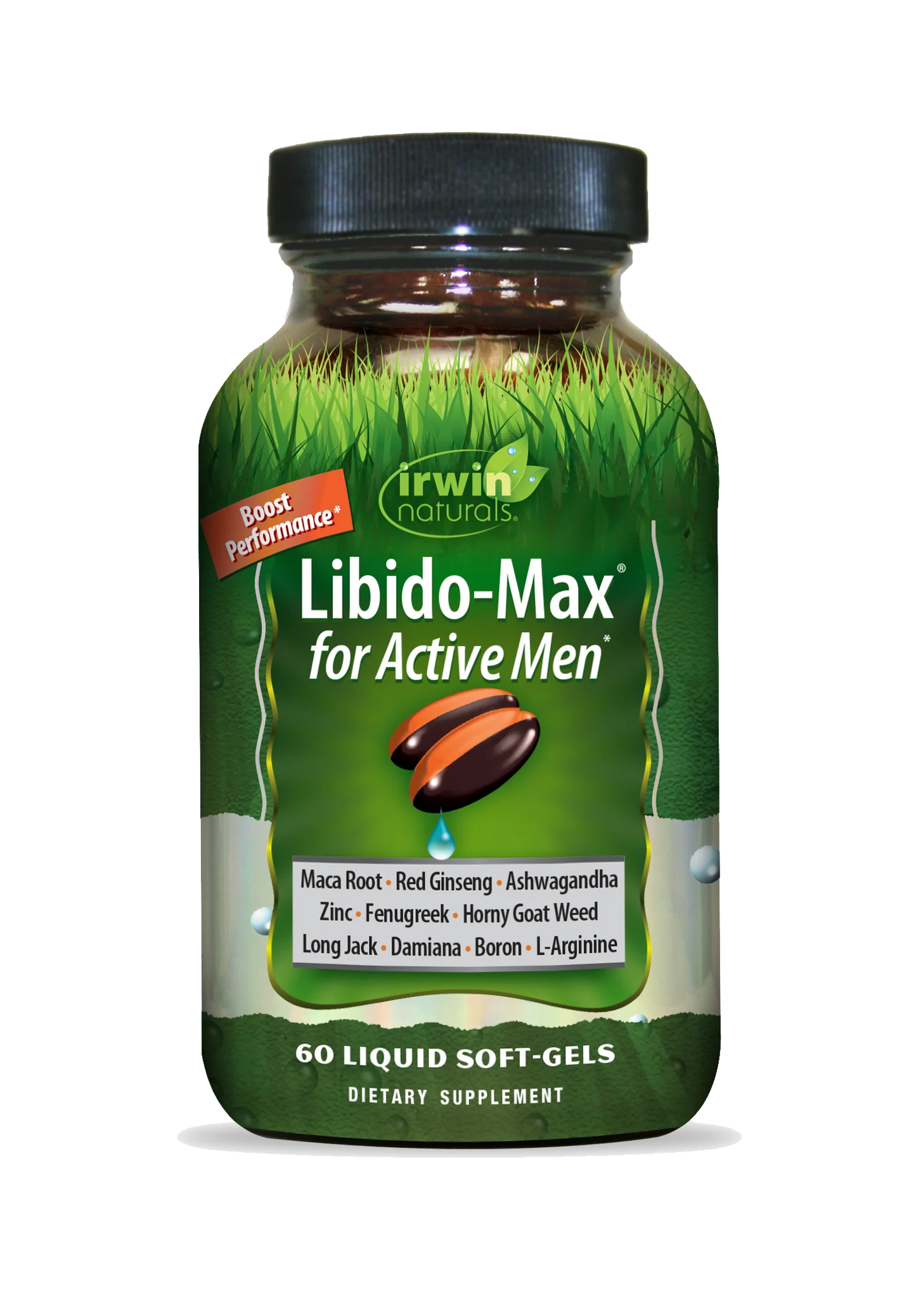Libido-Max para hombres activos, 60 cápsulas blandas