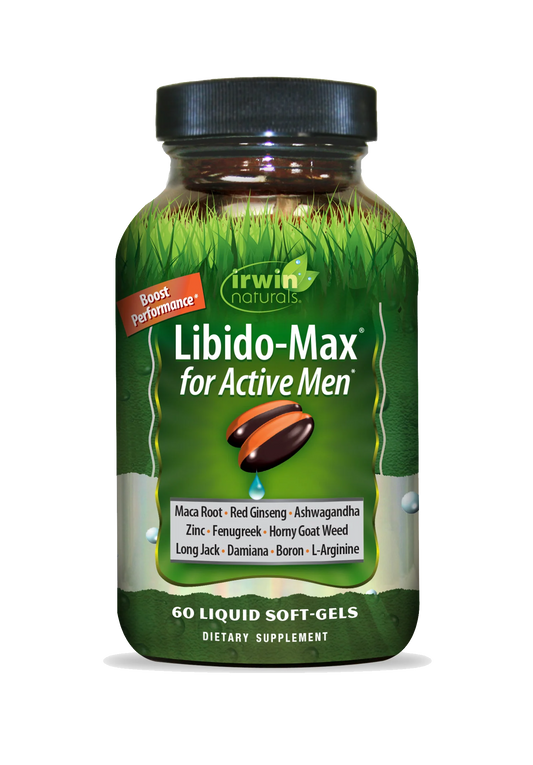 Libido-Max para hombres activos, 60 cápsulas blandas