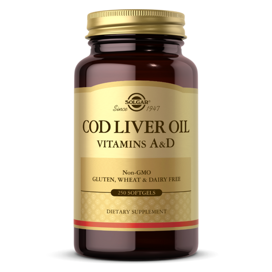 Solgar Codliver Oil Vitamins A&D 250sg