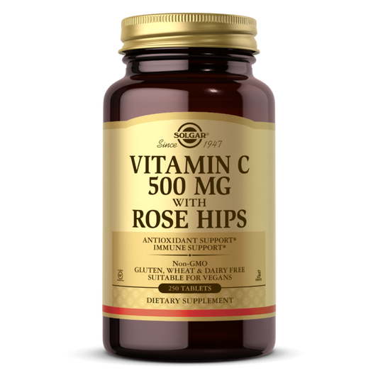 Solgar Vitamin C 1500mg Rose Hips 90 Tabs