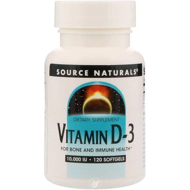 Source Naturals D3 Vitamin 10,000iu 120sg