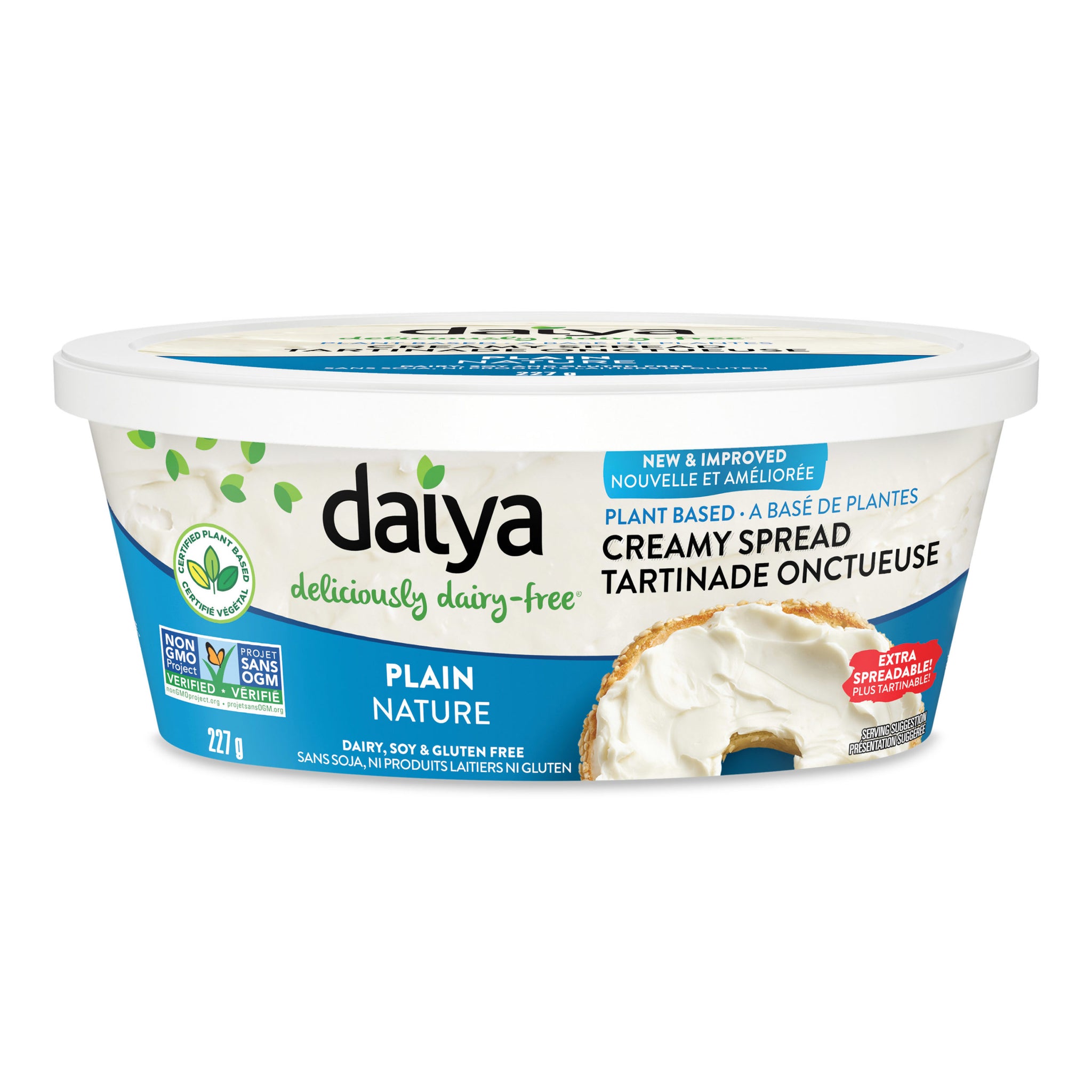 Daiya Cream Cheese Style Spread Plain 8oz A Lo Natural 