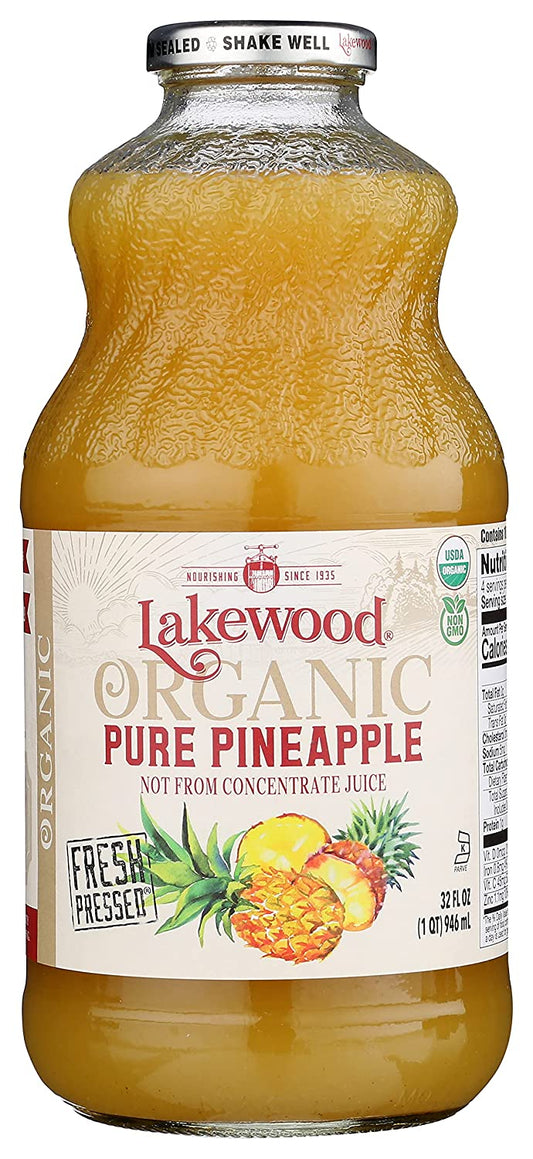 LakeWood Juice Pineapple Organic 32oz