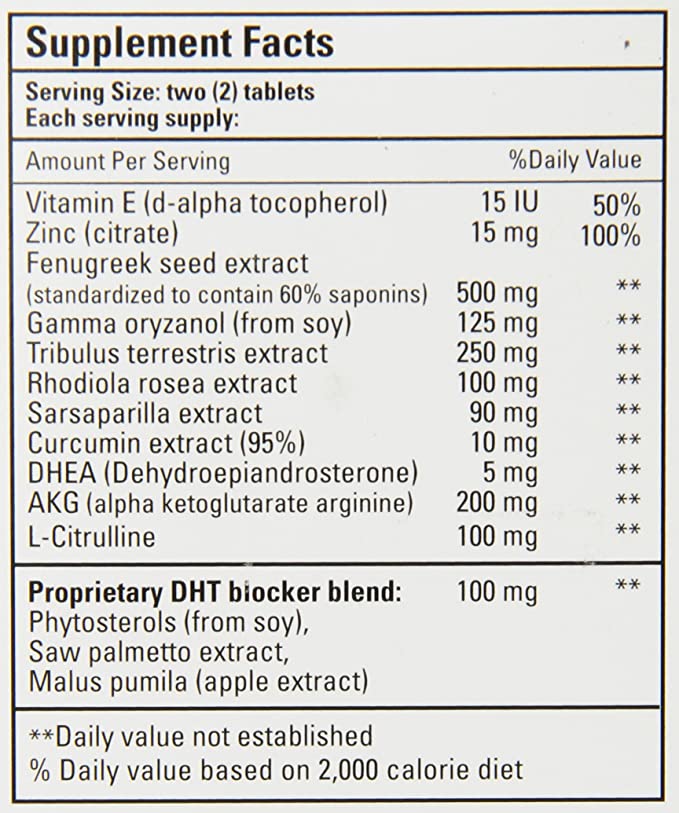 Bio Nutrition Testosterone Wellness 60tb