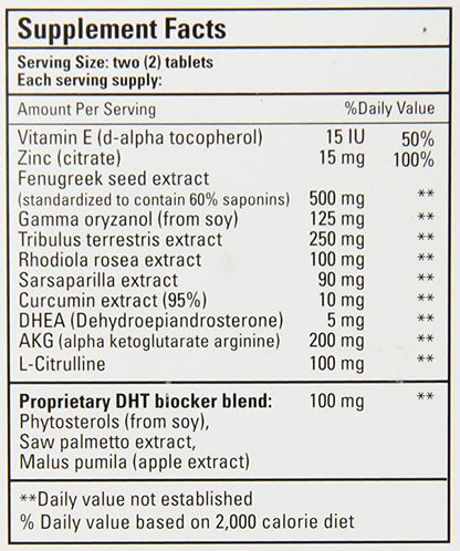 Bio Nutrition Testosterone Wellness 60tb
