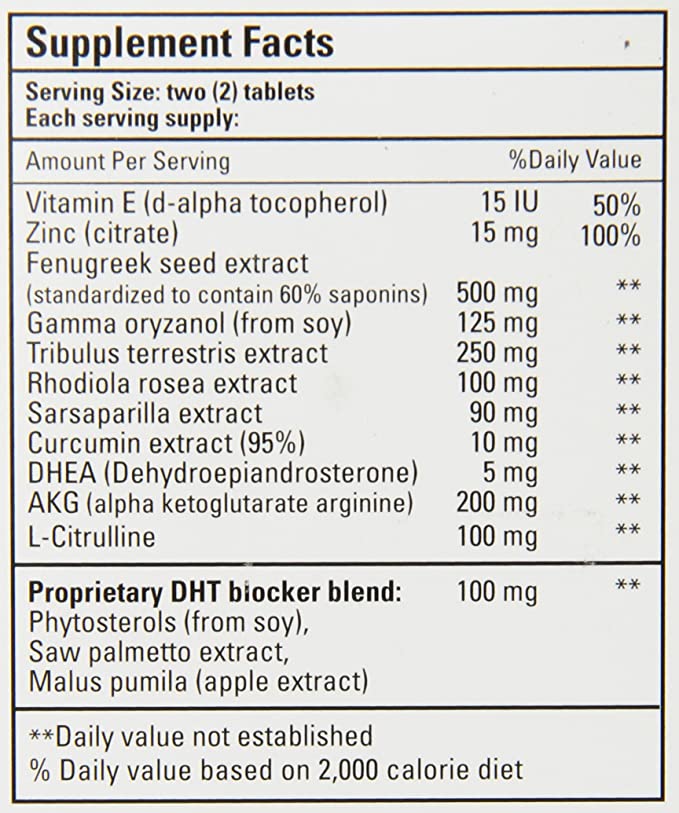 Bio Nutrition Testosterone Wellness 60tb