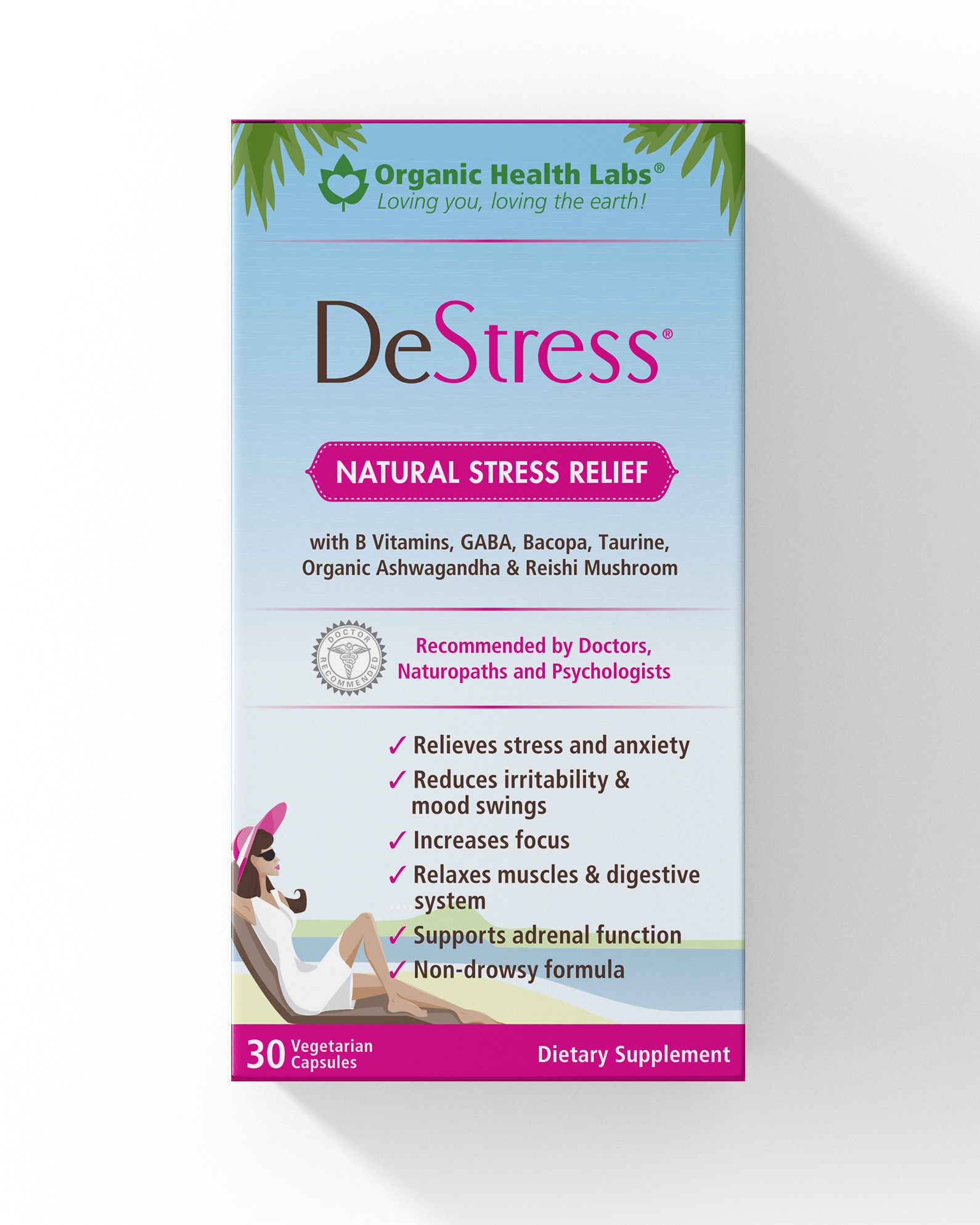 Organic Health Labs DeStress 30cp