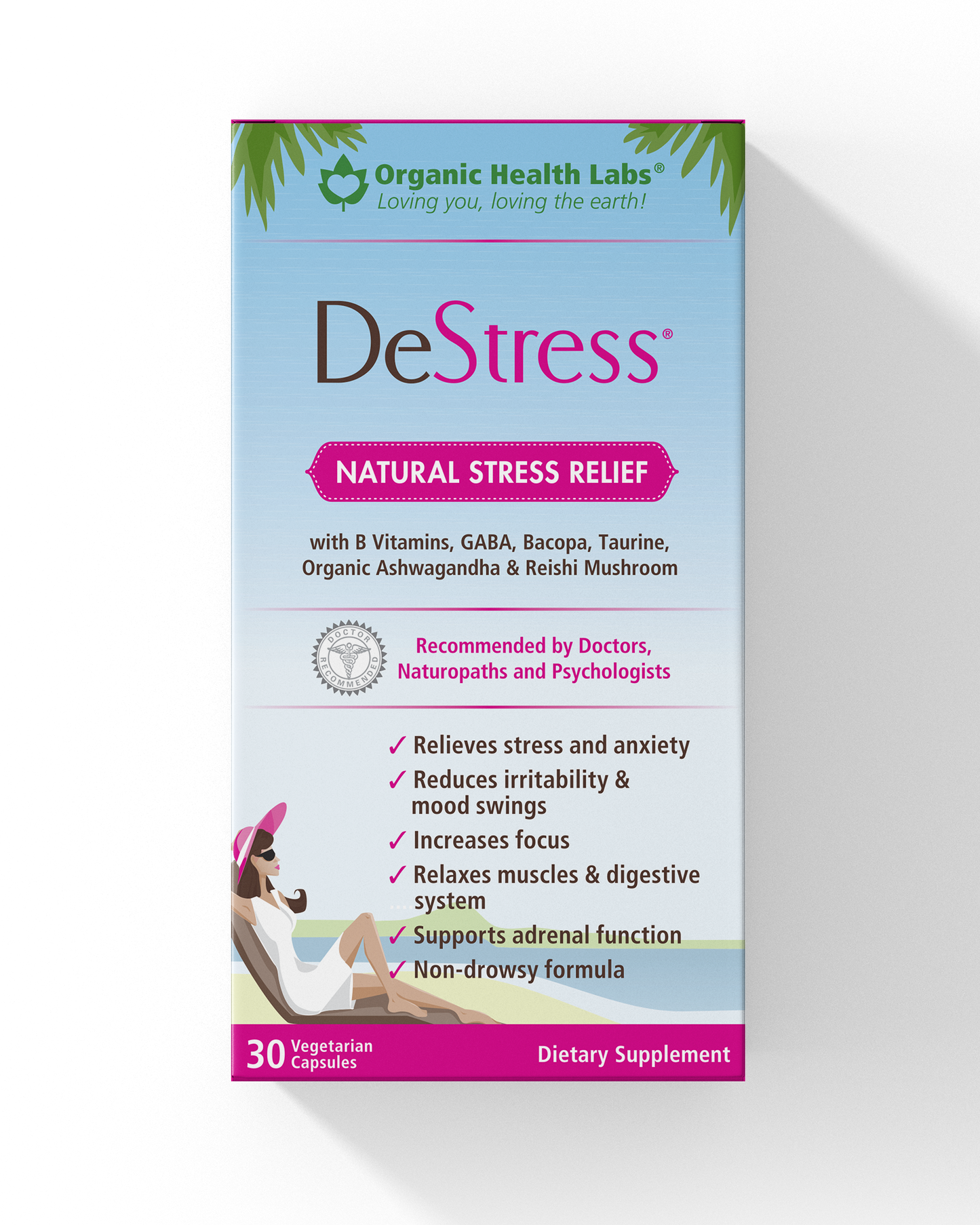 Organic Health Labs DeStress 30cp