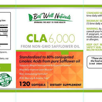 Best Well Naturals CLA 6000 120sg