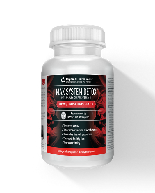 Organic Health Labs Max System Detox 60cp